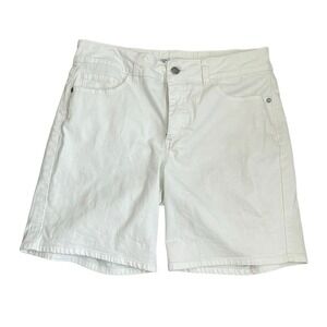 Riders by Lee Kids Minimalist Coastal Denim Shorts 12/M White Mid Rise Stretch